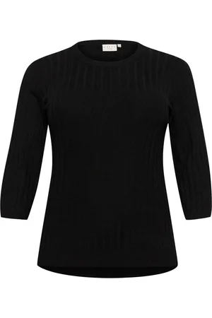 Kaffe Dames, Truien, Zwart, Maat: M Nylon