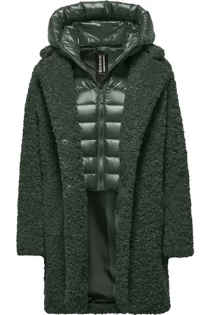 Bomboogie Dames, Mantels, Groen, Maat: S Fleece