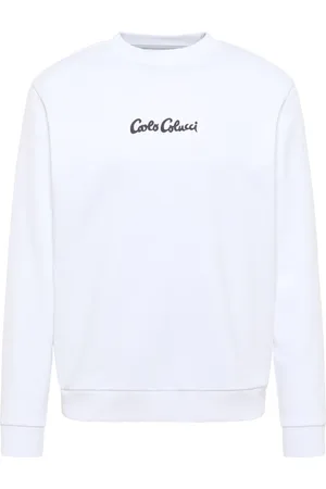 Carlo Colucci Heren, Sweatshirts & Hoodies, Wit, Maat: 4XL