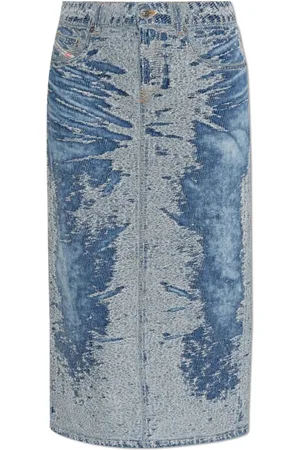 Diesel Dames, Rokken, Blauw, Maat: W27 Denim