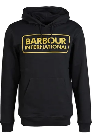 Barbour Heren, Sweatshirts & Hoodies, Zwart, Maat: L Katoen