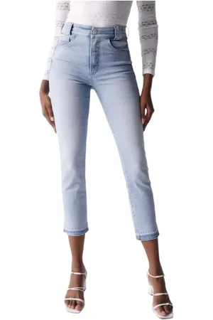 Salsa Dames, Jeans, Blauw, Maat: W25 L28 Katoen