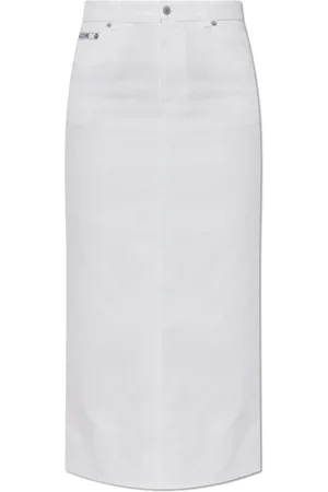 Moschino Dames, Rokken, Wit, Maat: XS Denim