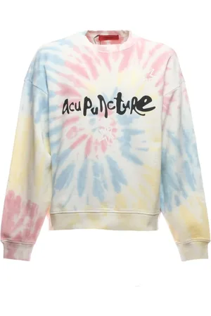 Acupuncture Heren, Sweatshirts & Hoodies, Blauw, Maat: L Katoen