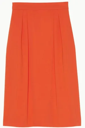 Inès de la Fressange Dames, Rokken, Oranje, Maat: 2XS Poliester