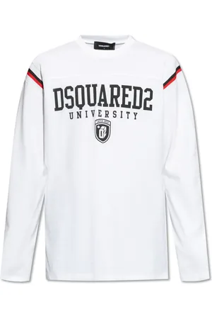 Dsquared2 Heren, Tops, Wit, Maat: XL Katoen