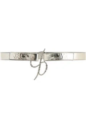 BLUMARINE Dames, Accessoires, Grijs, Maat: S Leer