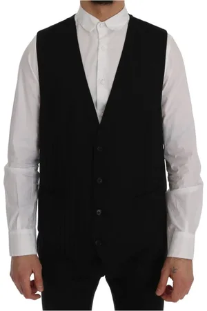 Dolce & Gabbana Heren, Pakken, Zwart, Maat: 2XL Wol