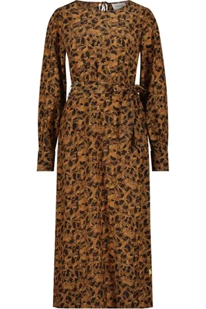 Fabienne Chapot Dames, Jurken, Bruin, Maat: XL