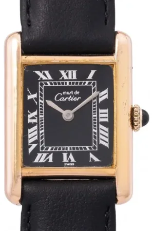 Cartier Dames, Pre-owned, Zwart, Maat: ONE Size
