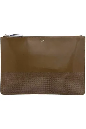Céline Dames, Pre-owned, Bruin, Maat: ONE Size Leer