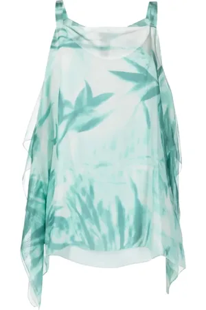ANTONELLI Dames, Tops, Blauw, Maat: S Zijde