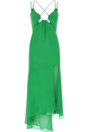Andamane Dames, Jurken, Groen, Maat: S Zijde