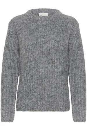 My Essential Wardrobe Dames, Truien, Grijs, Maat: L