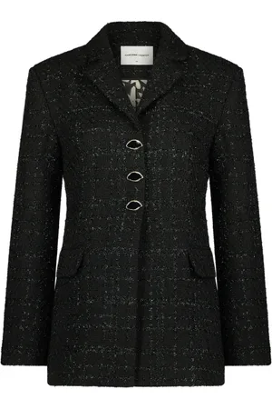 Fabienne Chapot Dames, Jassen, Zwart, Maat: XL Tweed