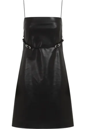 Givenchy Dames, Jurken, Zwart, Maat: XS Leer