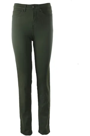 C.ro Dames, Broeken, Groen, Maat: 3XL Katoen