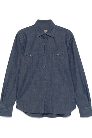 BARBA Heren, Overhemden, Blauw, Maat: L