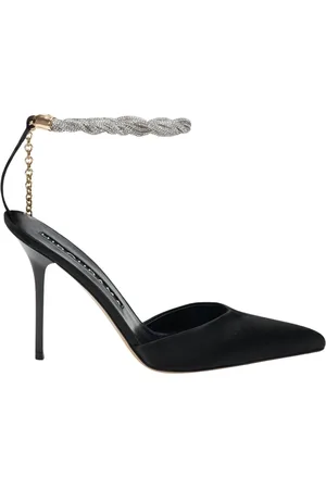Hibourama Dames, Schoenen, Zwart, Maat: 39 EU Satijn