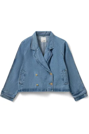 Sofie Schnoor Dames, Jassen, Blauw, Maat: S Denim