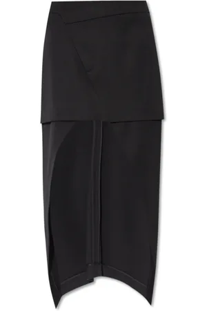 Alexander McQueen Dames, Rokken, Zwart, Maat: 2XS Wol