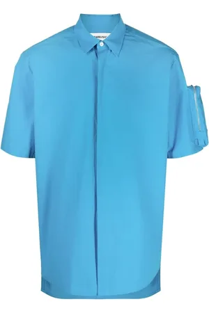 AMBUSH Heren, Overhemden, Blauw, Maat: S Katoen