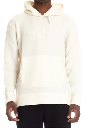 C.P. Company Heren, Sweatshirts & Hoodies, Wit, Maat: XL Wol
