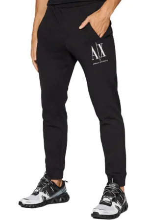 Armani Exchange Heren, Broeken, Zwart, Maat: S