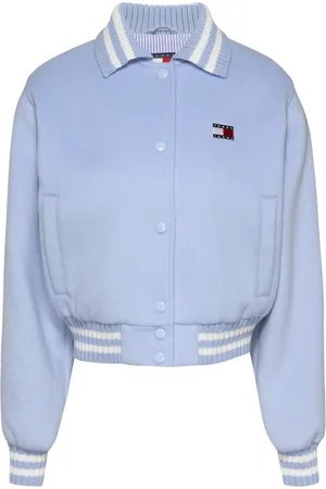 Tommy Hilfiger Dames, Jassen, Blauw, Maat: XS Wol