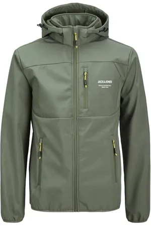 JACK & JONES Heren, Jassen, Groen, Maat: M