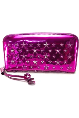 Jimmy Choo Dames, Pre-owned, Paars, Maat: ONE Size Leer