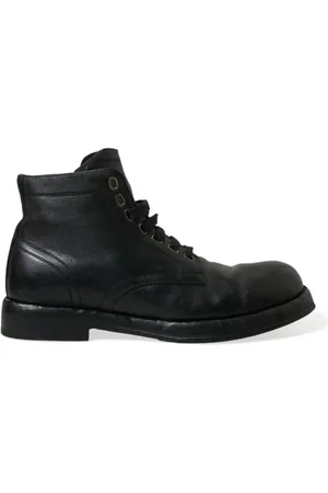 Dolce & Gabbana Heren, Schoenen, Zwart, Maat: 41 EU Leer
