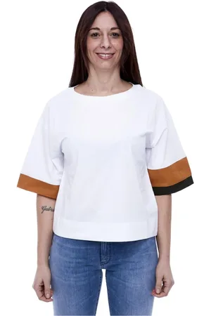 ALPHA STUDIO Dames, Tops, Wit, Maat: XS Jersey