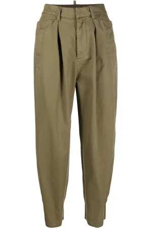 Dsquared2 Dames, Broeken, Groen, Maat: 2XS Katoen