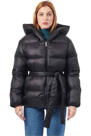 HUGO BOSS Dames, Jassen, Zwart, Maat: 2XL Poliester