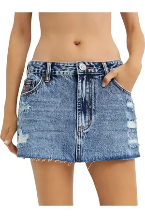 ONE TEASPOON Dames, Rokken, Blauw, Maat: W25 Denim