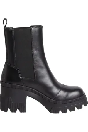 Calvin Klein Dames, Schoenen, Zwart, Maat: 41 EU Leer