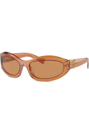 Miu Miu Dames, Accessoires, Bruin, Maat: 59 MM