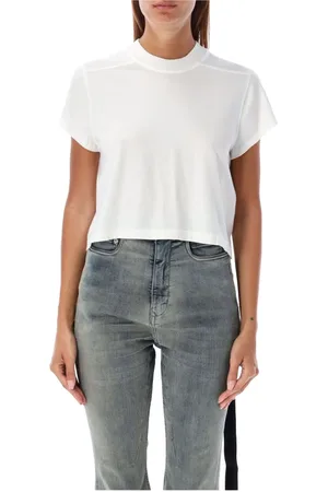Rick Owens Dames, Tops, Wit, Maat: L Katoen