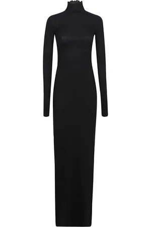 Balenciaga Dames, Jurken, Zwart, Maat: S Polyamide