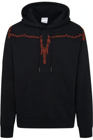 MARCELO BURLON Heren, Sweatshirts & Hoodies, Zwart, Maat: S Katoen