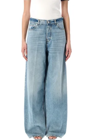 haikure Dames, Jeans, Blauw, Maat: W25 Katoen