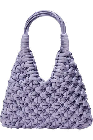 Hibourama Dames, Tassen, Paars, Maat: ONE Size Leer