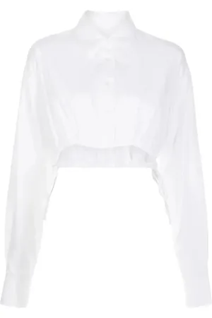 Alexander Wang Dames, Blouses & Shirts, Wit, Maat: M Katoen
