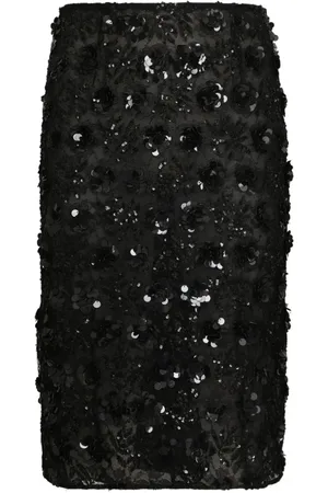 Dolce & Gabbana Dames, Rokken, Zwart, Maat: S