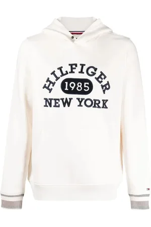 Tommy Hilfiger Heren, Sweatshirts & Hoodies, Wit, Maat: XL Katoen