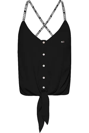 Tommy Hilfiger Dames, Tops, Zwart, Maat: XS Synthetisch
