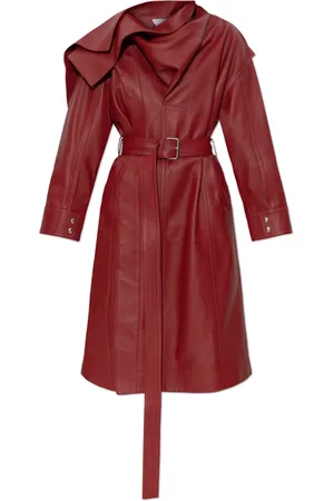 Bottega Veneta Dames, Jassen, Rood, Maat: 2XS Leer