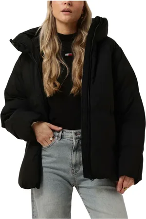 Elvine Dames, Jassen, Zwart, Maat: XL Nylon