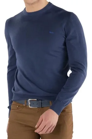 HARMONT&BLAINE Heren, Sweatshirts & Hoodies, Blauw, Maat: S Katoen